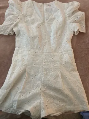 White Romper thumbnail 1