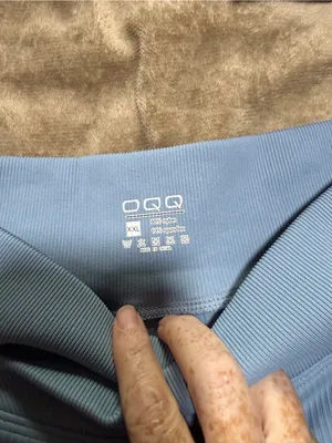 NEW OQQ High Waist Cross Over Athletic Biker Shorts thumbnail 3