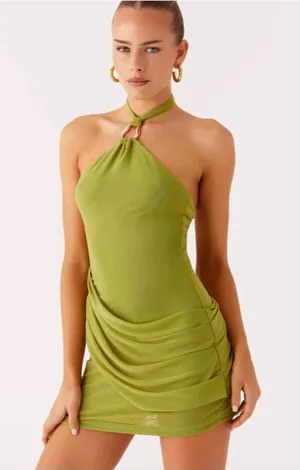 Pepper Mayo Dress Green Size 4 thumbnail 1