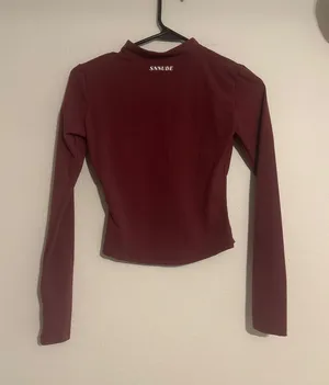 Burgundy Athletic Zip thumbnail 1