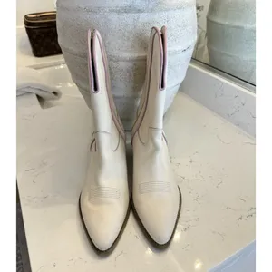 FREE PEOPLE Borderline Western Boot in Plaster Size 7-7.5US / 38EU thumbnail 4