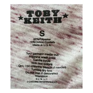 Toby Keith Shirt Womens Size S Red White Blue Lightweight Vintage 2005 Concert T thumbnail 2