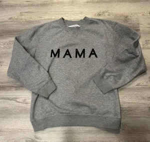 Mama Crew Neck Gray Size M thumbnail 1