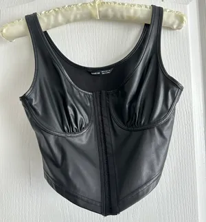 Leather Corset Top thumbnail 1