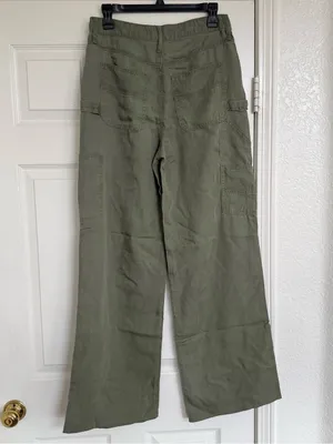 Kut From The Kloth Sienna High RIise Wide Leg‎ - Olive Green 2 thumbnail 8