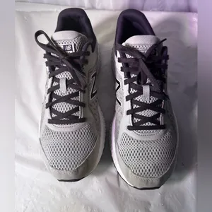 New Balance Gray and Black Athletic Sneakers thumbnail 3