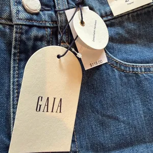 Cult Gaia X Gap Wide Leg Gold Chain Jeans thumbnail 6