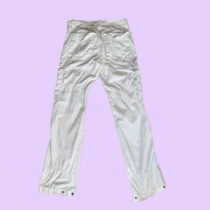 Vintage Y2K American Eagle White Cargo Pants 🔥 thumbnail 3