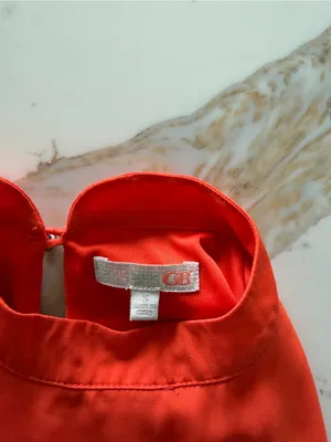 Gianni Bini Bright Orange Sleeveless Mini‎ Dress thumbnail 3