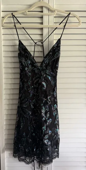 Lucy in the Sky Sequin Mini Dress thumbnail 1