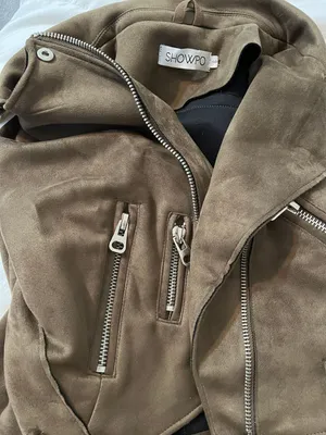 Showpo Khaki Suede Jacket thumbnail 2