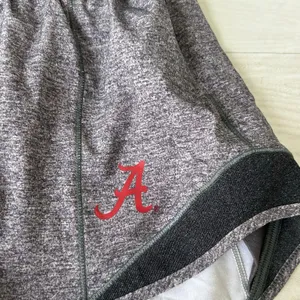 Lululemon University of Alabama Crimson Tide Hotty Hot Gray Shorts Size 4 thumbnail 2