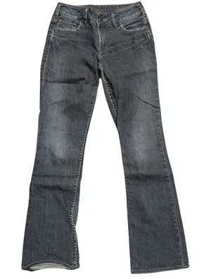Silver Jeans Womens 26 Julia Bootcut Dark Wash Denim Pants thumbnail 1