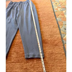 Jagenda Blue Cotton Blend Lounge Pants Women Size L USA Made thumbnail 5
