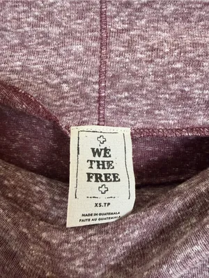 Free People Off The Shoulder Long Sleeve Top XS thumbnail 3