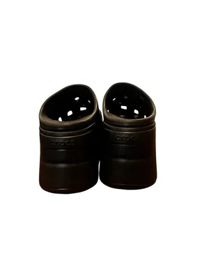 Crocs Black Siren Platform Clogs Chunky Heel Women’s Size 13‎ Goth Y2K thumbnail 2