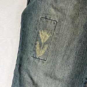 Stampa Jeans Vintage Y2K Embroidery Skater Jeans Hip Hop Denim 34x30 Medium Wash thumbnail 10