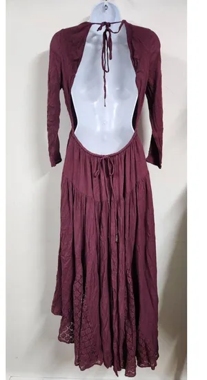 Free People Sea Me Maxi Dress Size S thumbnail 4