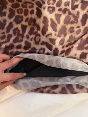 Cheetah Print Tube Top + Scarf thumbnail 4