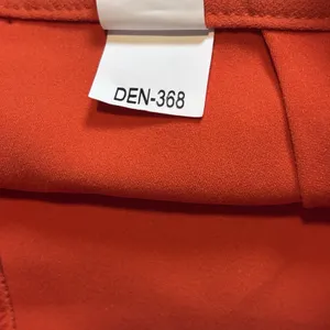 ZARA Orange Wide Leg Pants XS High Rise Flowy Polyester Casual Chic Women Capsul thumbnail 9