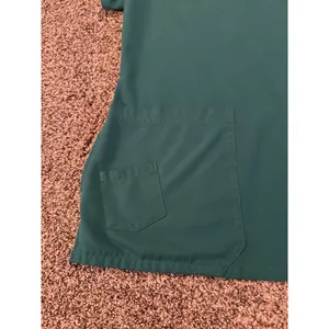 Skechers Women's Teal Green Short Sleeve‎ Scrub Top Size Small thumbnail 5