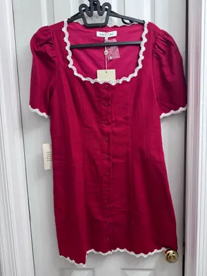 Bohme red dress thumbnail 1