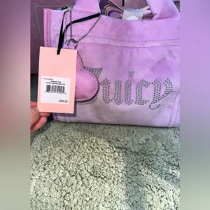 NWT Juicy Couture Extra Spender Mini Tote In Fondant Pink thumbnail 2