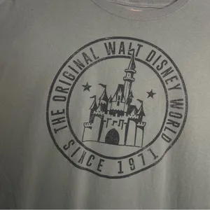 Disney Parks Walt‎ Disney World Castle Since 1971 Olive Green T-Shirt (X-large) thumbnail 3