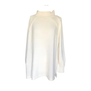 We The Free She’s A Keeper Sweater Ivory Ribbed Funnel Neck Women’s XS NWT thumbnail 3