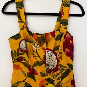 Farm Rio Fruit Lovers Linen Mini Dress XS thumbnail 6