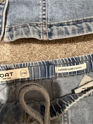 Denim Tank and Shorts Set Blue Size XS thumbnail 4