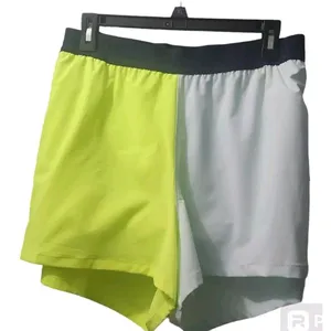 The North Face Women's Size XXL Flash Dry Short Gray Yellow‎ Color Block thumbnail 1