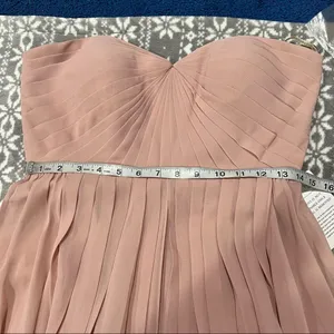 Jenny Yoo Convertible Bridesmaid Dress Mira Whipped Apricot Luxe‎ Chiffon Size 8 thumbnail 9