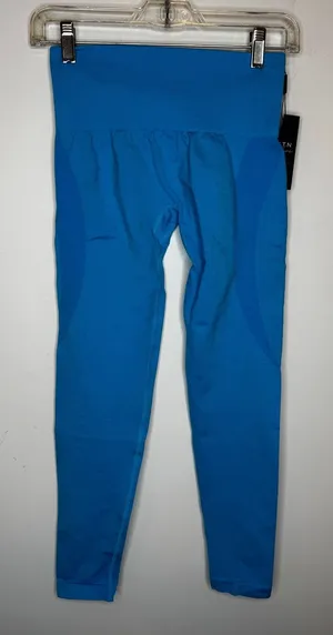 NVGTN Bright Blue Contour Seamless High Waisted Workout Gym Leggings Size S thumbnail 1