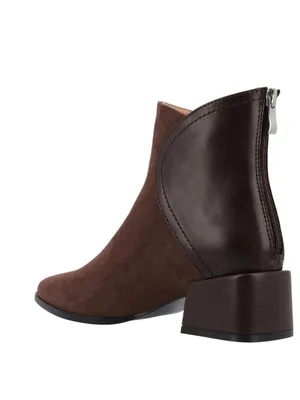NWT Journee Collection Womens Comfort Foam Consuello Booties Faux Suede Brown 8W thumbnail 3