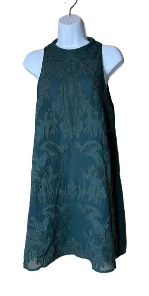 ASTR The Label‎ Green Lace Decal Dress Size Small thumbnail 1