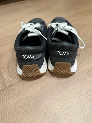 black TOMS Wyndon sneakers with suede textiles thumbnail 2