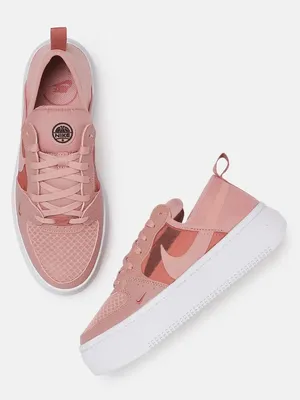 Nike Court Vision Alta Platform Sneakers In Rust Pink Size 10 thumbnail 7