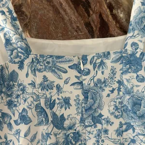 Commense Square-Neck Printed Dress With Pockets size xs thumbnail 6