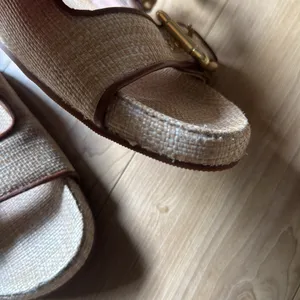 J. Crew Women's Tan Slide Sandals thumbnail 3