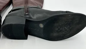 Vince Camuto Leisha Brown Black Leather 6.5 M 36.5 Knee High Riding Boots thumbnail 11