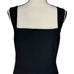 Abercrombie & Fitch Large Midi Dress Square Neck Stretch Empire Waist Sleeveless thumbnail 3