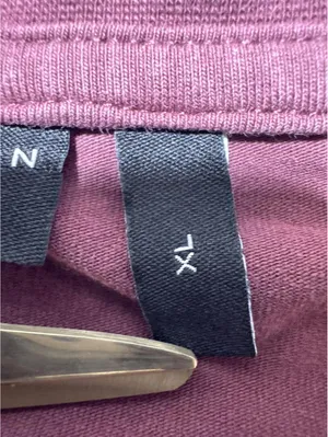 ASOS Design Burgundy Crew Neck Short Sleeve T-Shirt Size XL thumbnail 3