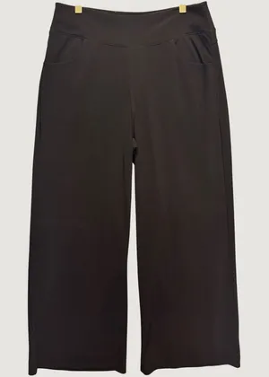 1909 | Halara High Waisted Wide Leg Pockets Yoga‎ Trousers Black Womens L thumbnail 1