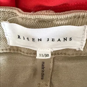 Risen Jeans High Rise Fringe Cropped Wide Leg Jeans thumbnail 11