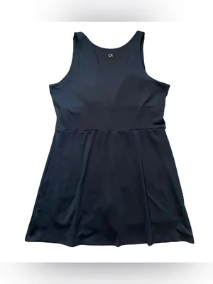 Gap NWT GapFit Active Tank Black Dress Size Large thumbnail 5