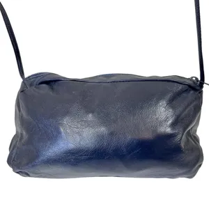 Vintage 70’s Excel Dark Blue Leather Crossbody Bag thumbnail 15