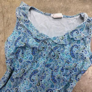 Vintage retro y2k paisley coquette floral mini ruffle dress thumbnail 2