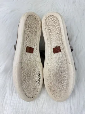 Frye Mindy Low Lace Up Leather Sneakers Size 8 Taupe 3472365-GRY thumbnail 7