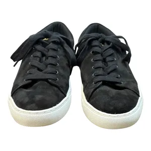 J.Crew Sneakers Women 8.5 Black Leopard Calf Hair Low Top Lace‎ Up AS687 FA20 thumbnail 5